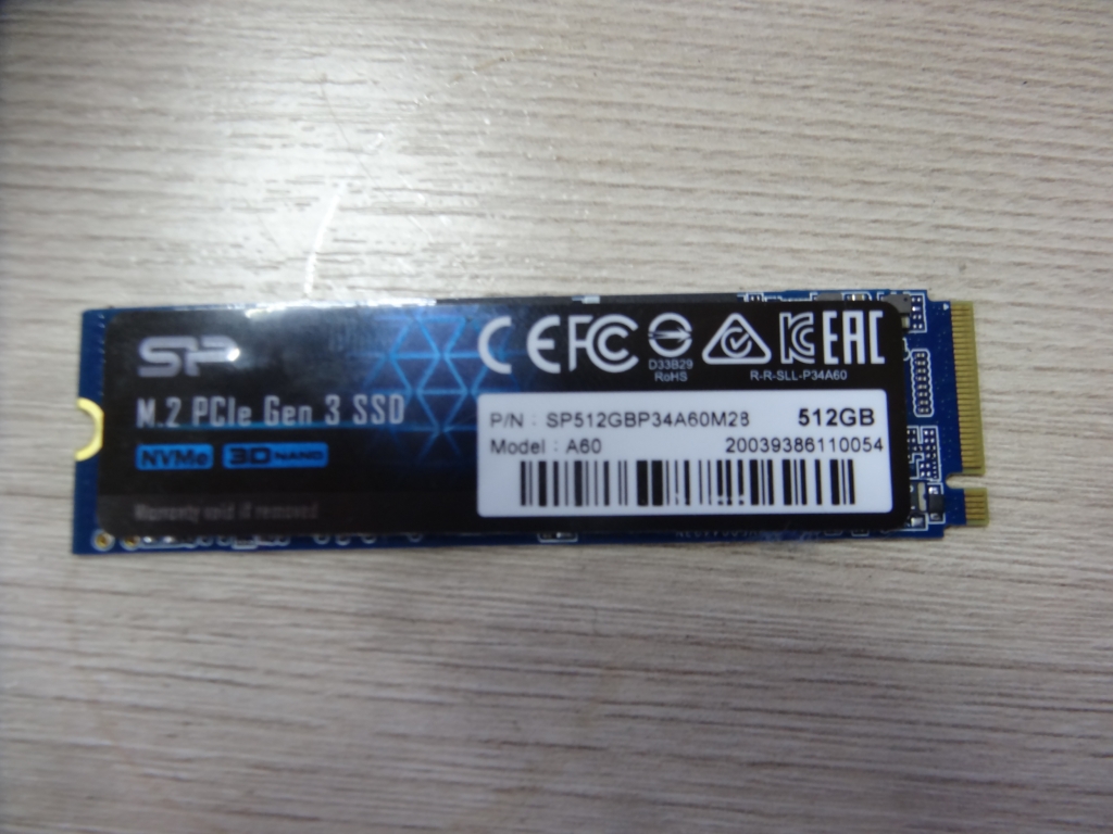 SSD-M2 Silicon Power P34A60 512гб. Новый